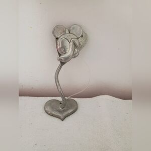 Mickey Mouse Charming Silver Magnetic Picture Holder/Stand.